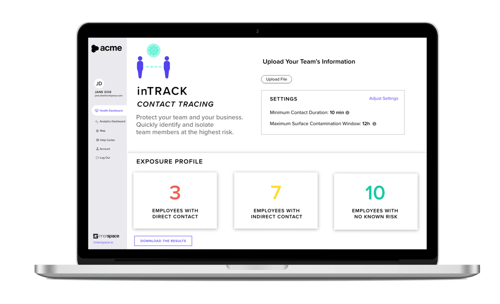 InnerSpace-ContactTracing - HR-View - inTRACK