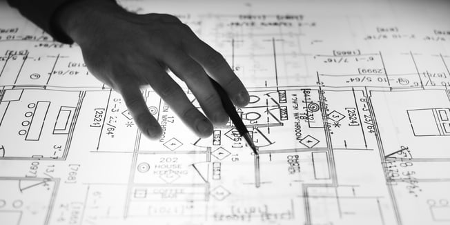 office space analysis mapping, floor plan .