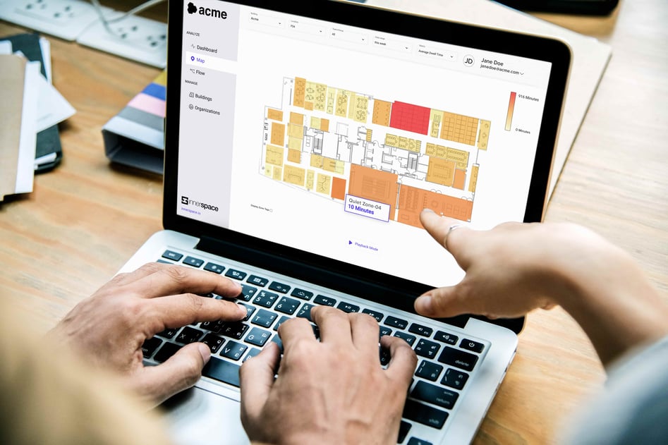 innerspace space utilization and analytics dashboard